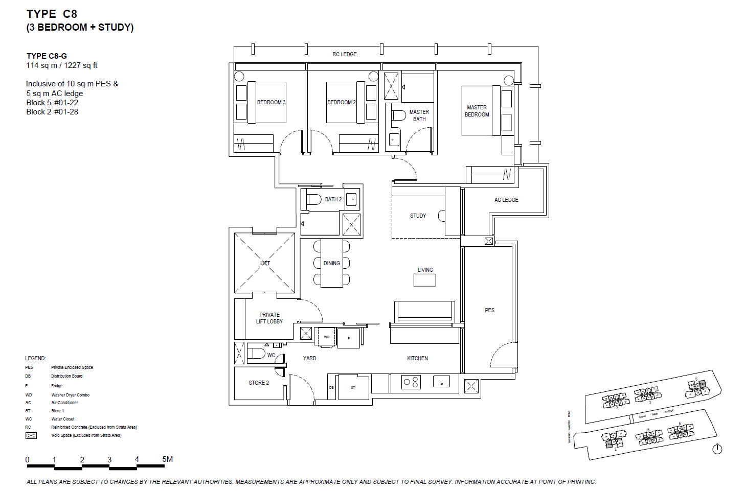 The Continuum 双悦园 3 BEDROOM+STUDY C8-G