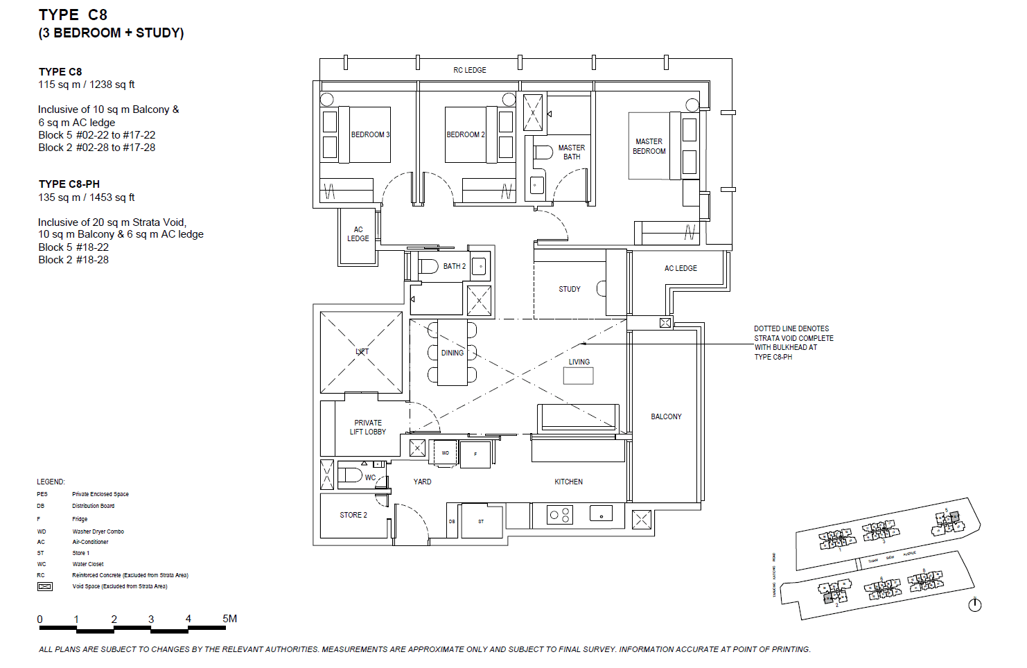 The Continuum 双悦园 3 BEDROOM+STUDY C8