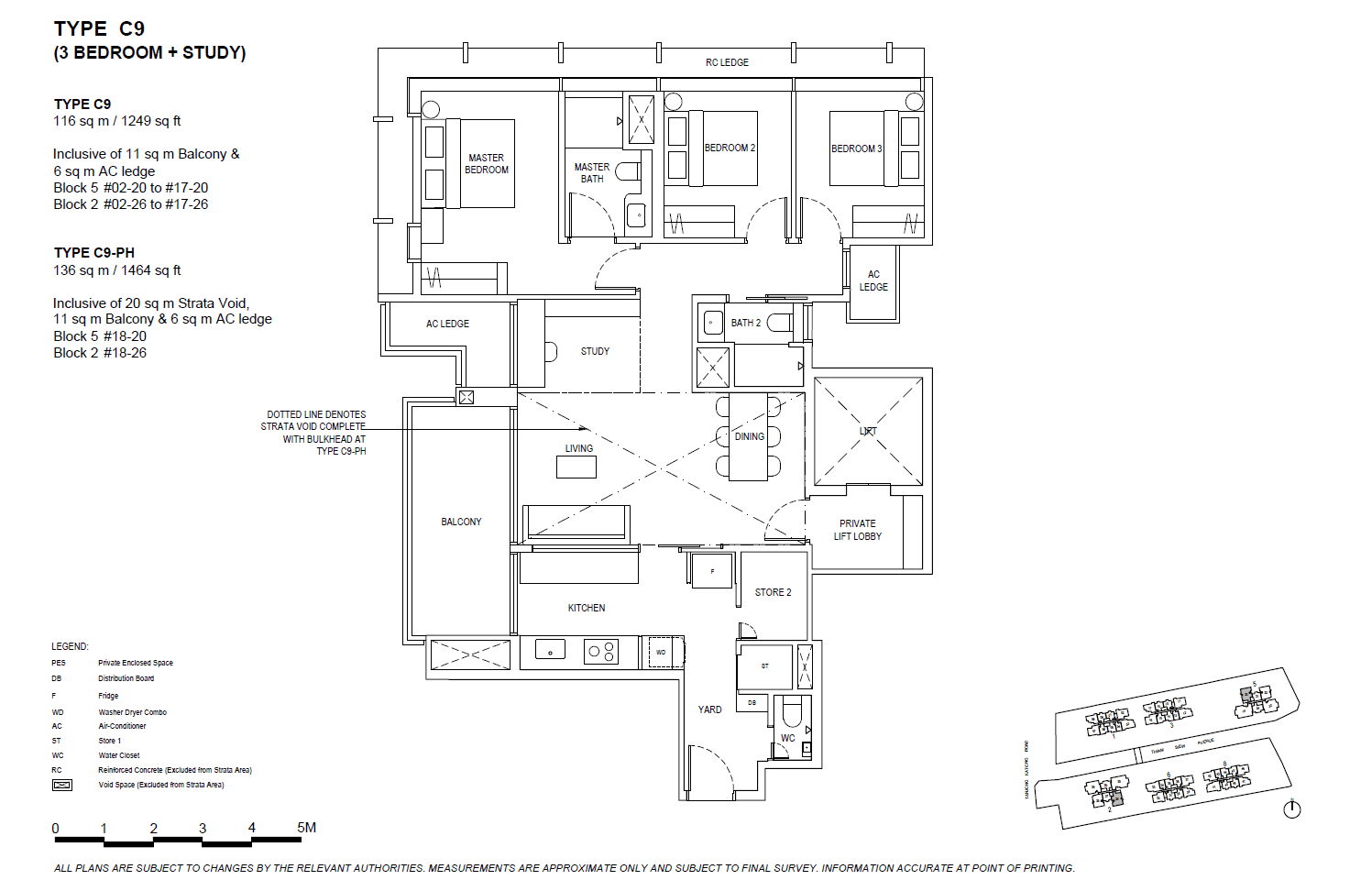 The Continuum 双悦园 3 BEDROOM+STUDY C9-PH