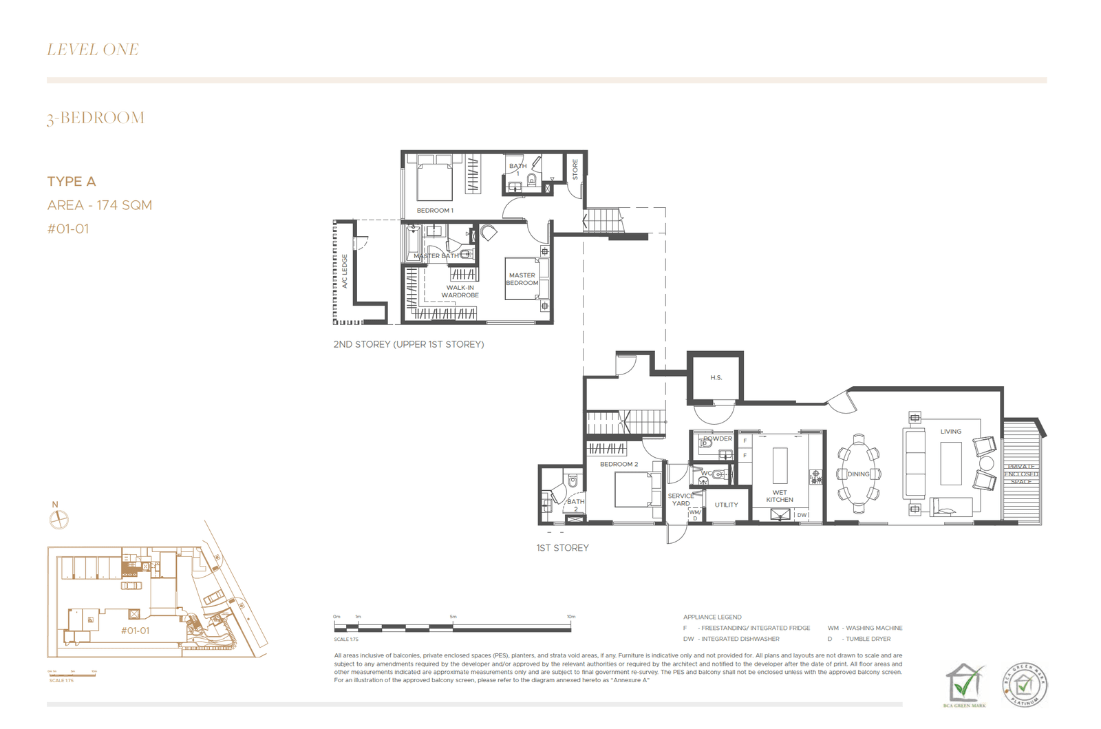 The Giverny Residences 3 Bedroom A