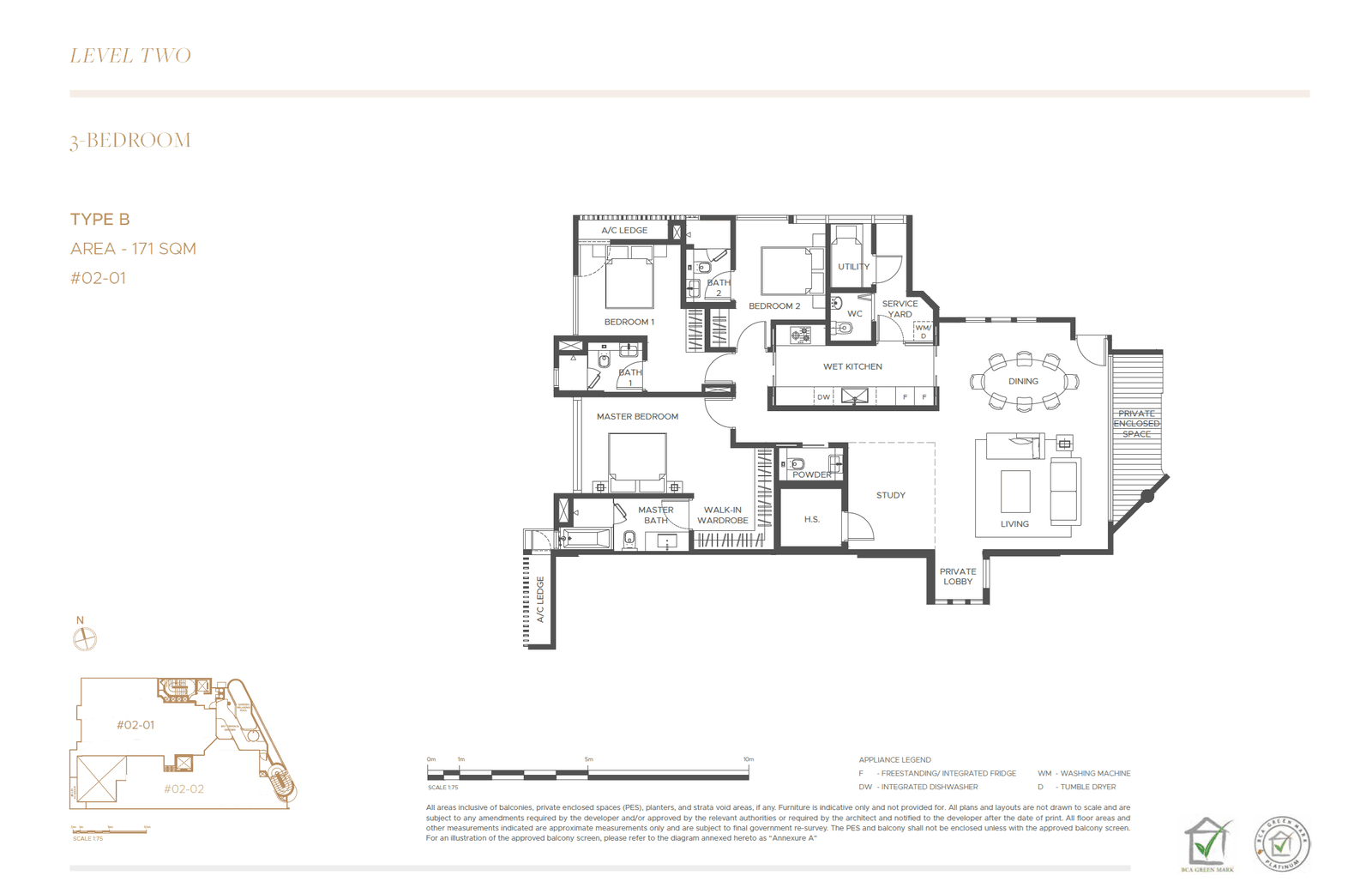 The Giverny Residences 3 Bedroom B