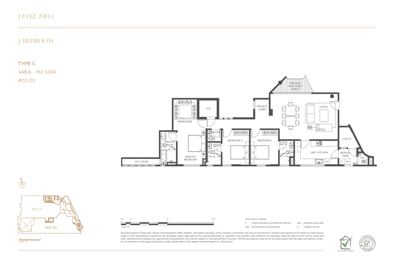 The Giverny Residences 3 Bedroom C