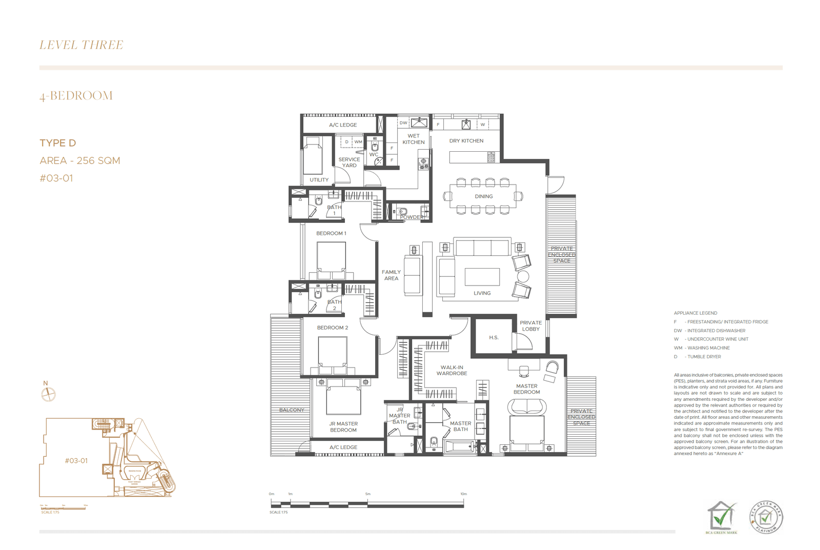 The Giverny Residences 4 Bedroom D
