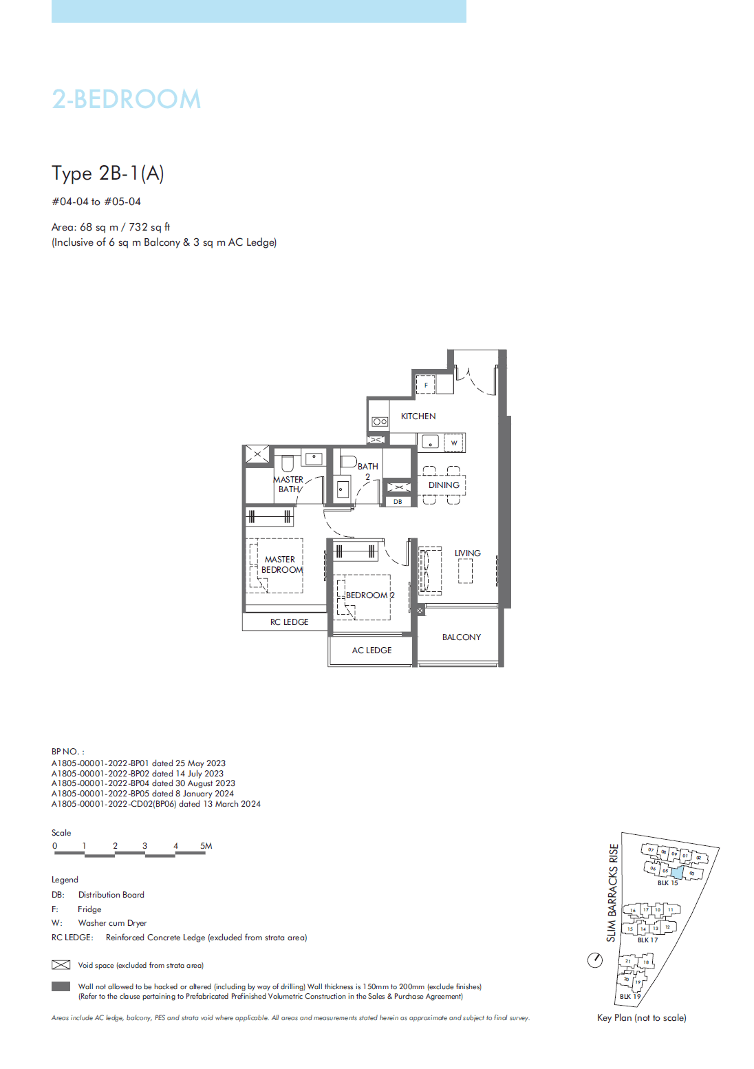 The Hill @ One North 鑫丰悦景 2 Bedroom 2B-1(A)