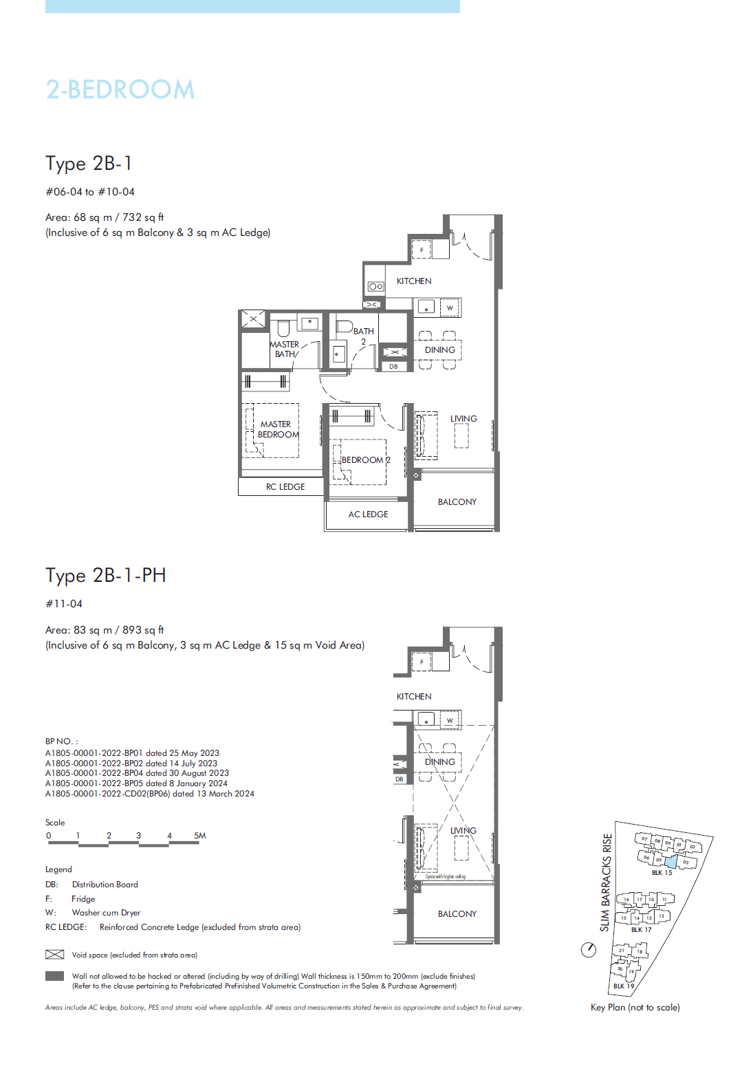 The Hill @ One North 鑫丰悦景 2 Bedroom 2B-1