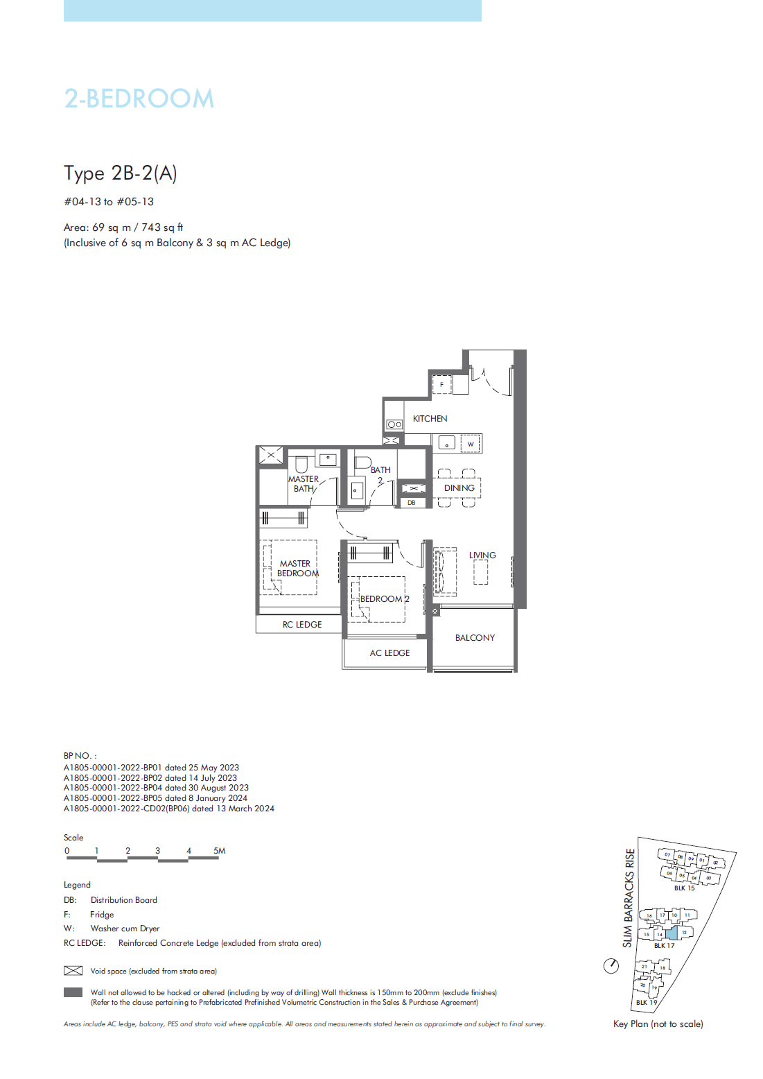 The Hill @ One North 鑫丰悦景 2 Bedroom 2B-2(A)