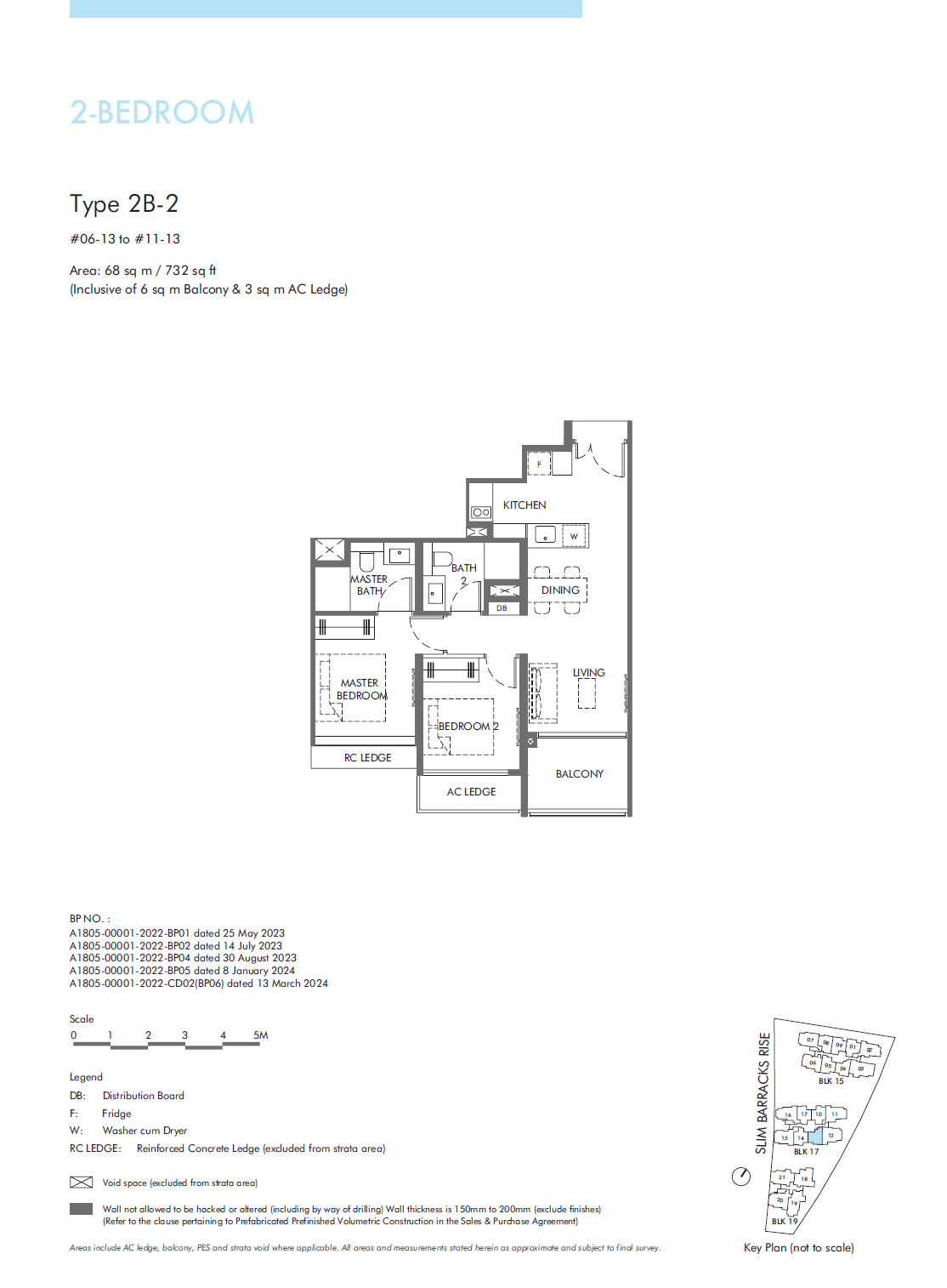 The Hill @ One North 鑫丰悦景 2 Bedroom 2B-2