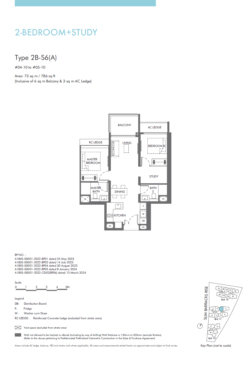 The Hill @ One North 鑫丰悦景 2 Bedroom + Study 2B-S6(A)
