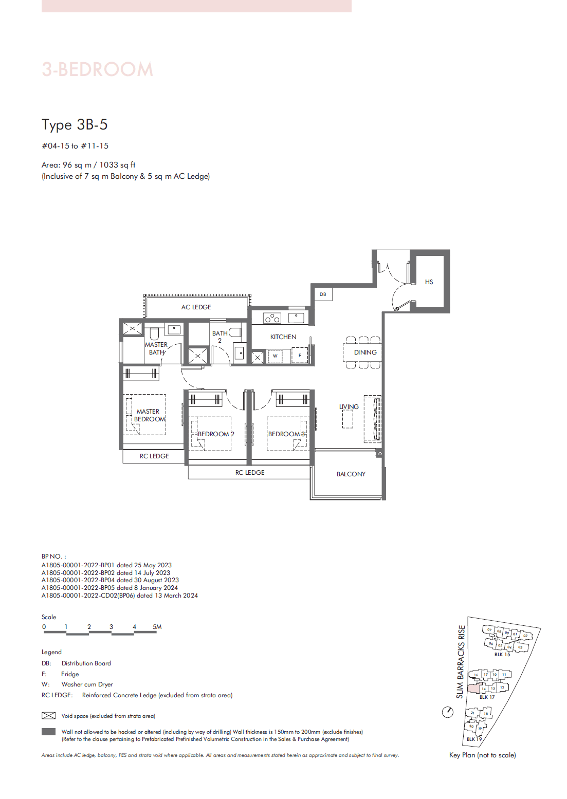 The Hill @ One North 鑫丰悦景 3 Bedroom 3B-5