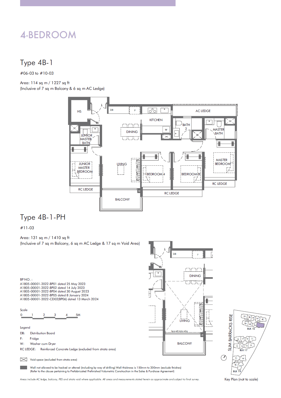 The Hill @ One North 鑫丰悦景 4 Bedroom 4B-1