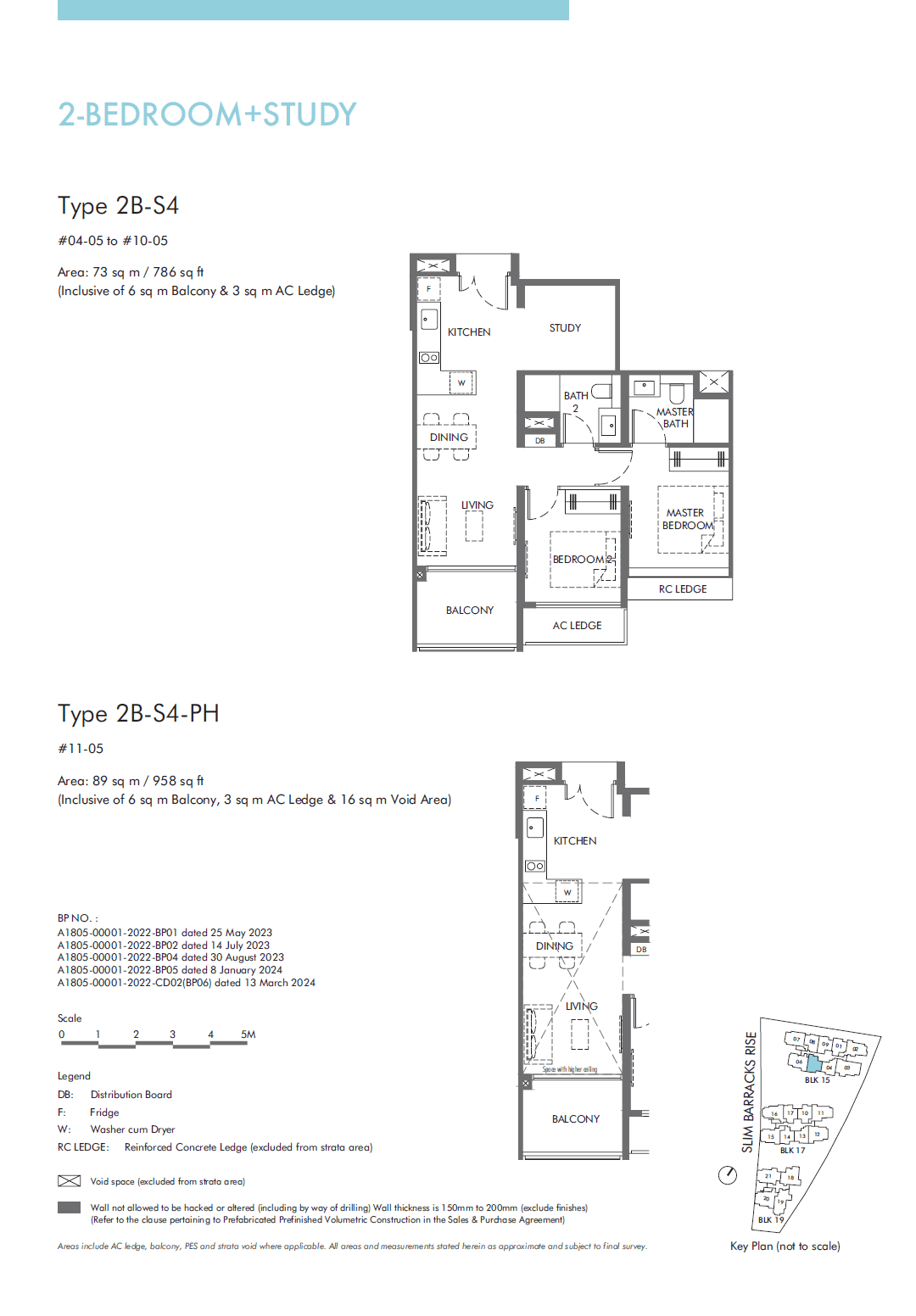 The Hill @ One North 2 Bedroom + Study 2B-S4