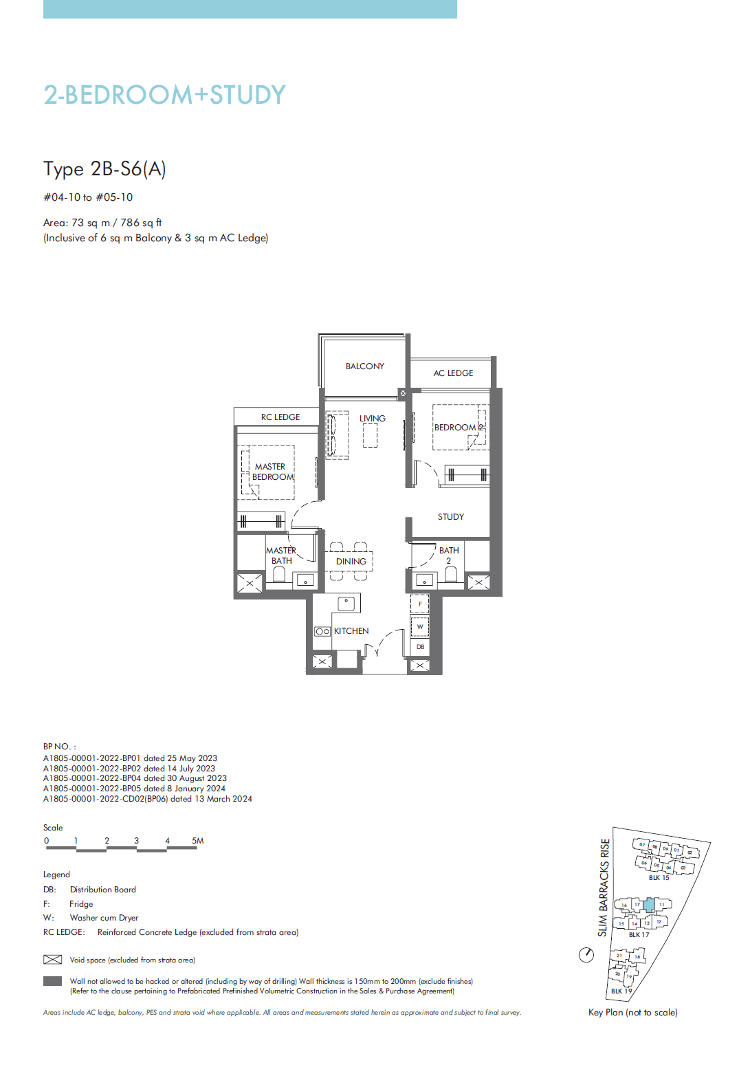 The Hill @ One North 2 Bedroom + Study 2B-S6(A)