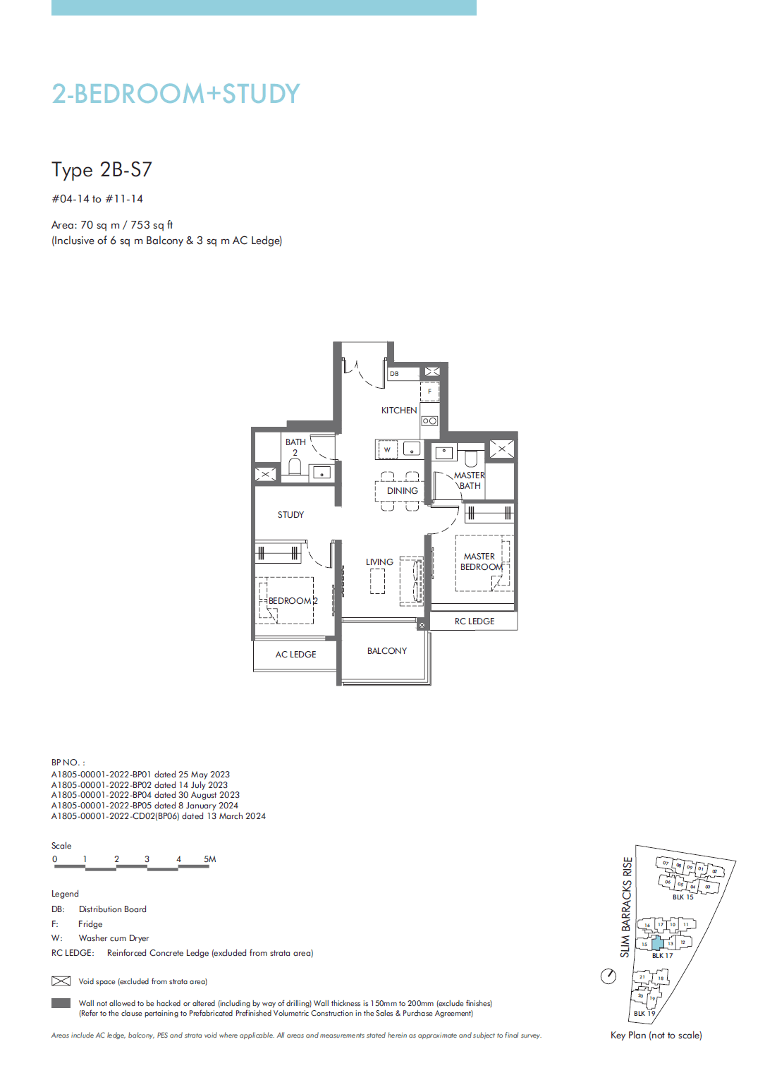 The Hill @ One North 2 Bedroom + Study 2B-S7