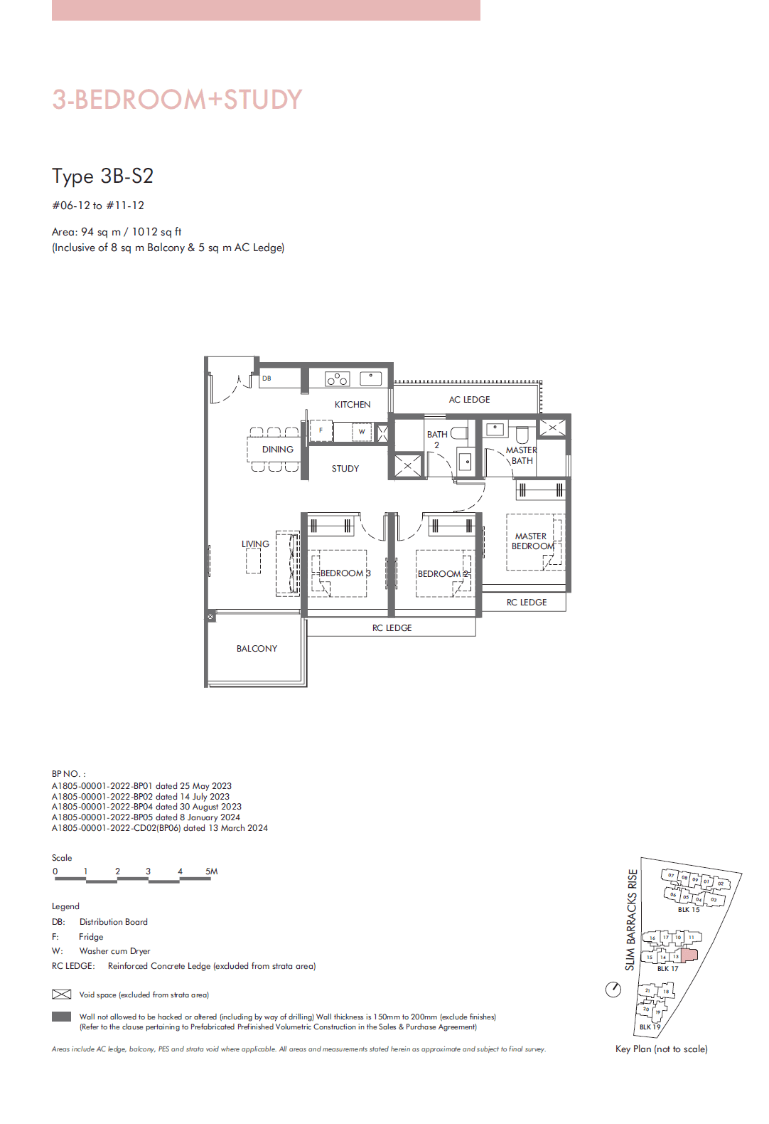 The Hill @ One North 3 Bedroom + Study 3B-S2