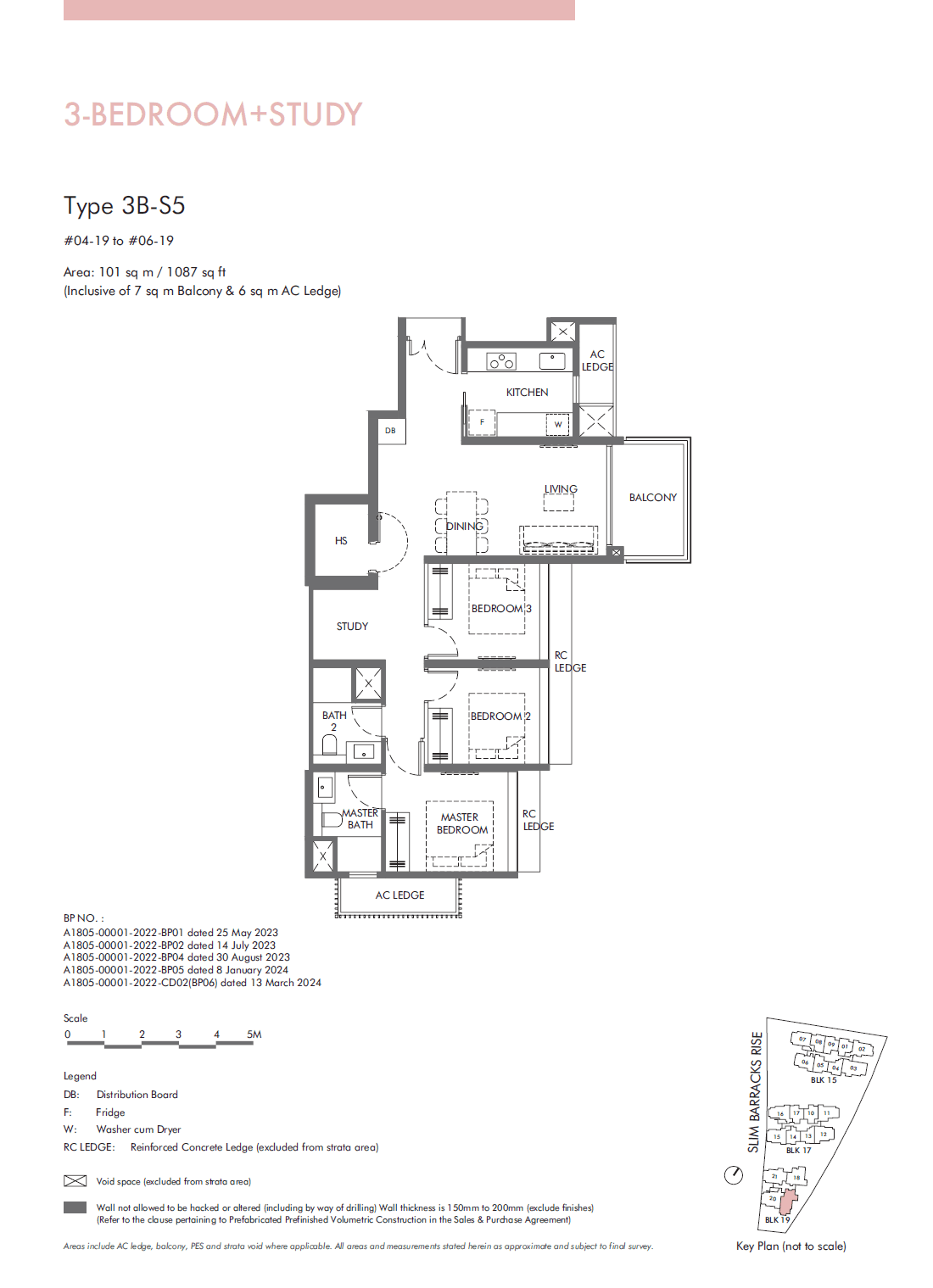 The Hill @ One North 3 Bedroom + Study 3B-S5