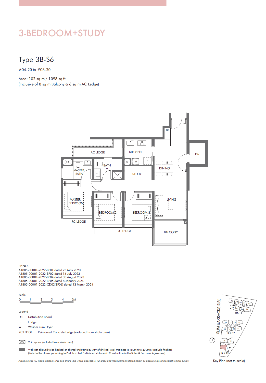 The Hill @ One North 3 Bedroom + Study 3B-S6