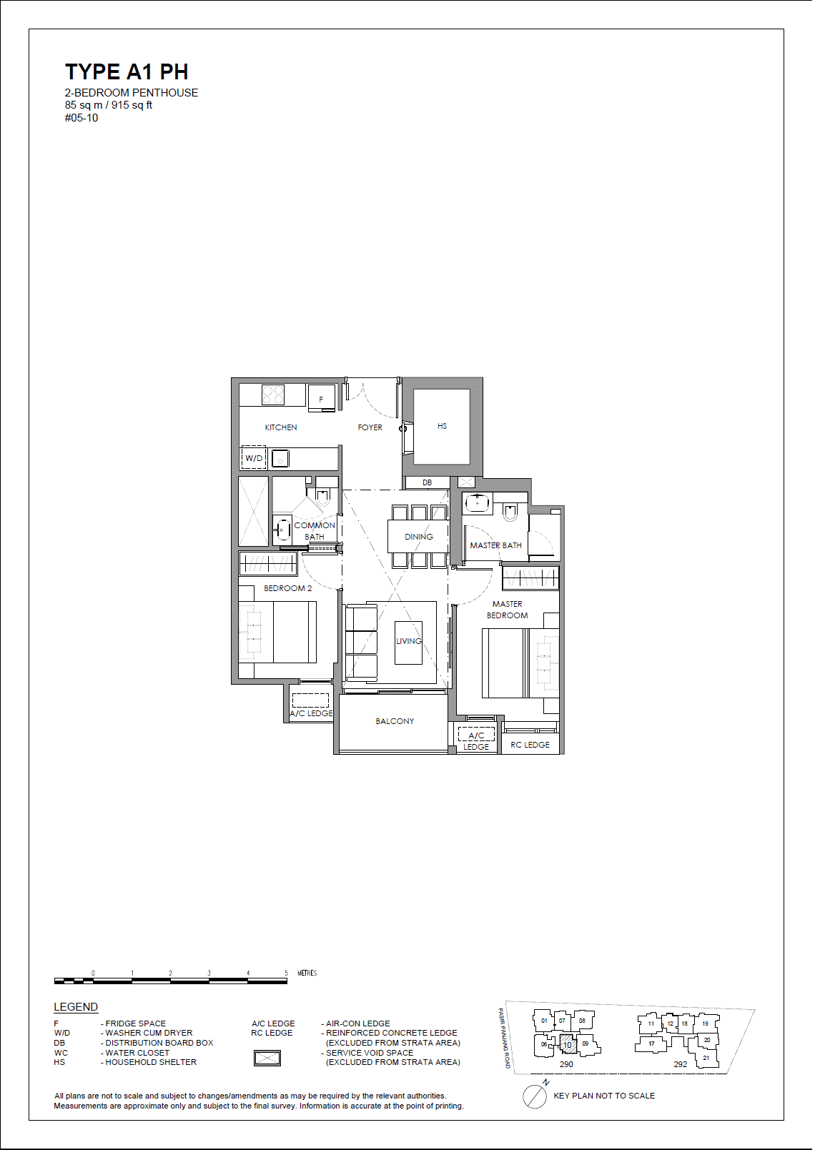 The Hillshore 2 Bedroom Penthouse A1 PH