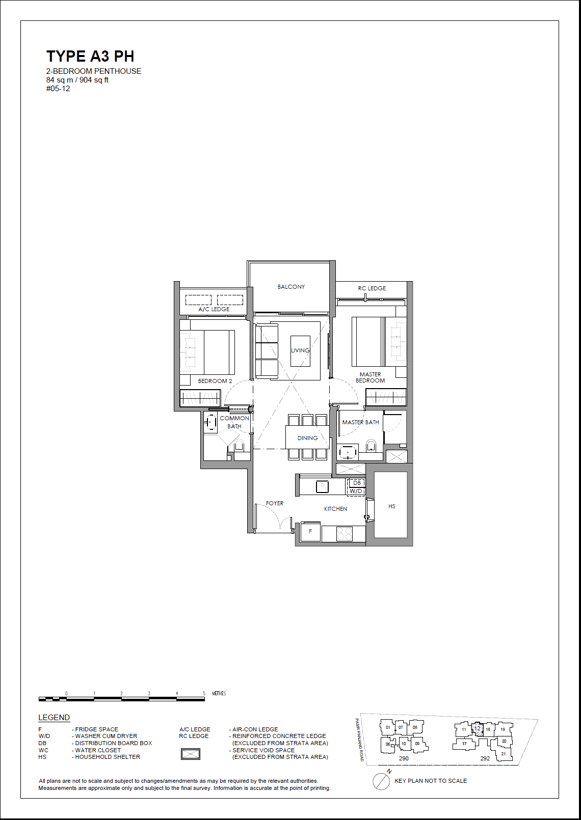 The Hillshore 2 Bedroom Penthouse A3 PH