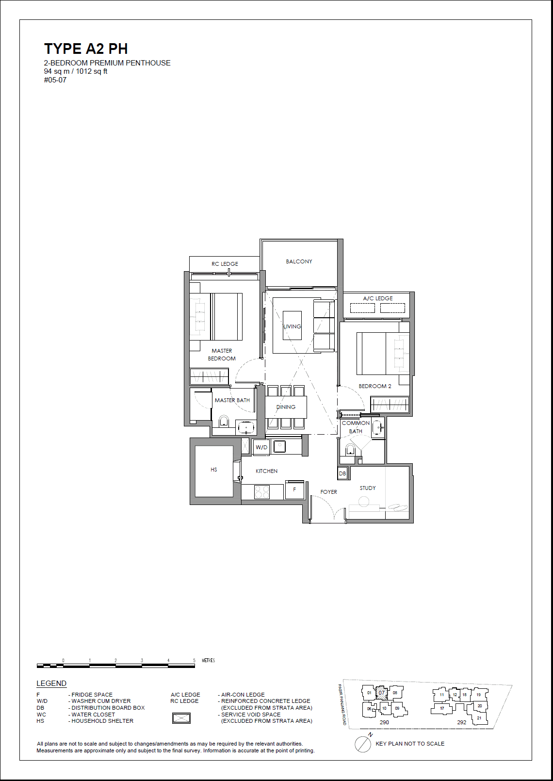 The Hillshore 2 Bedroom Premium Penthouse A2 PH
