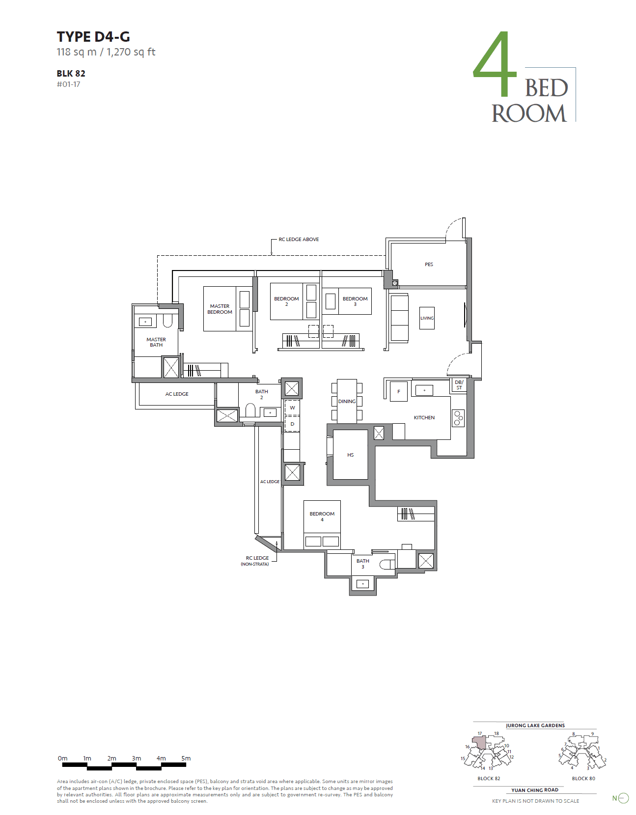 The LakeGarden Residences 嘉湖庭 4 BDEROOM D4-G
