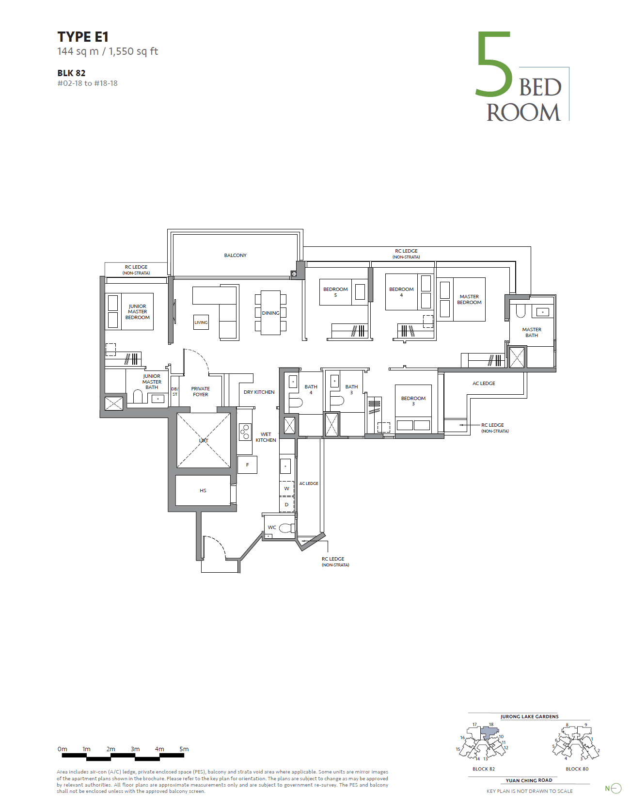 The LakeGarden Residences 嘉湖庭 5 BEDROOM E1