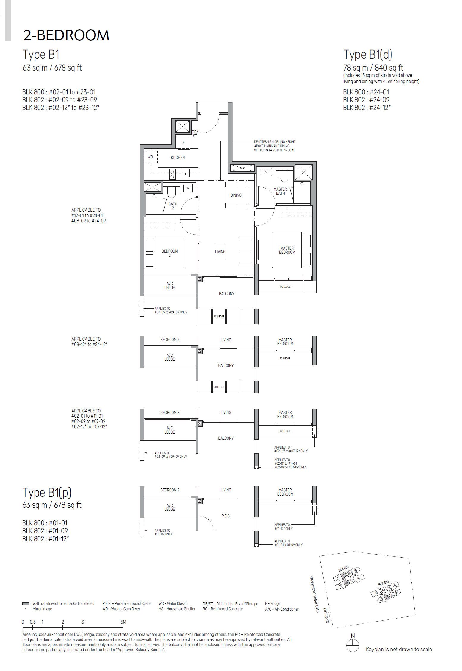 The Myst 秘林嘉园 2 Bedroom B1(d)