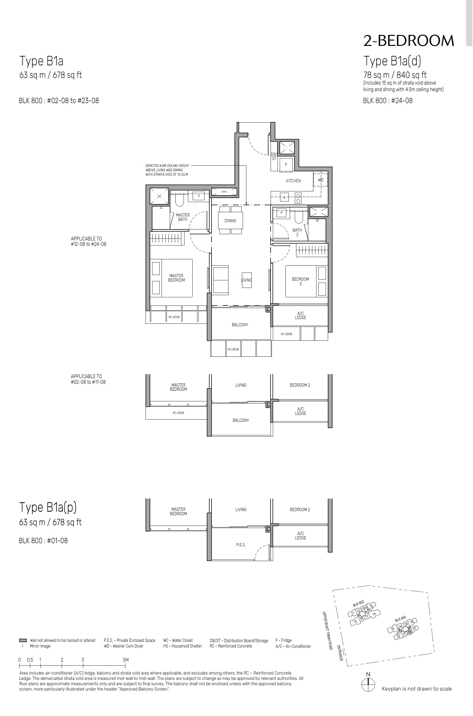 The Myst 秘林嘉园 2 Bedroom B1a(d)