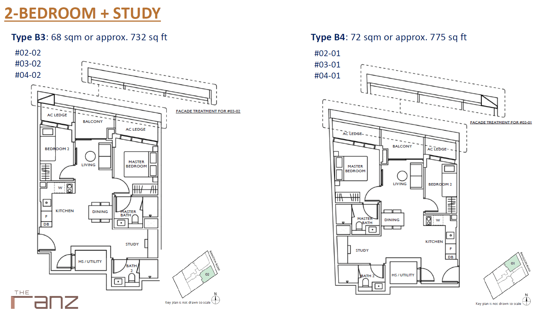 The Ranz 2 Bedroom + Study B4