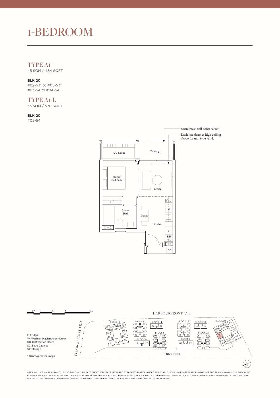 The Reef at King's Dock 1BR A1-L