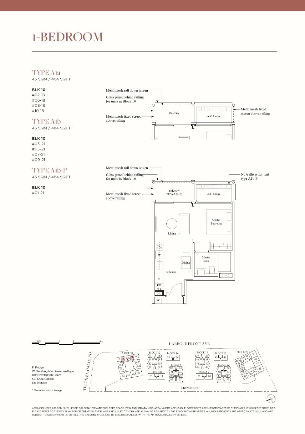 The Reef at King's Dock 1BR A1a