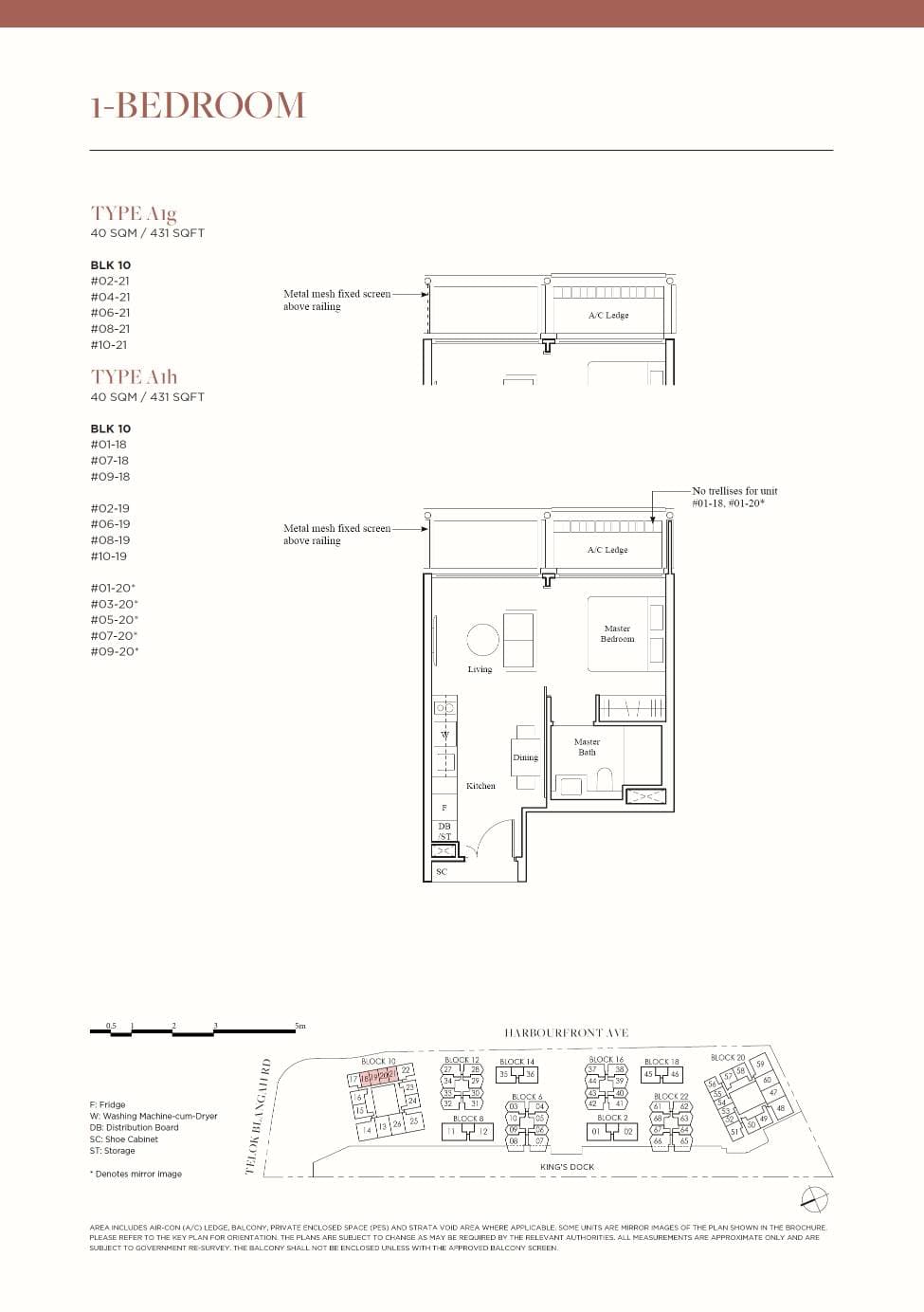 The Reef at King's Dock 1BR A1g