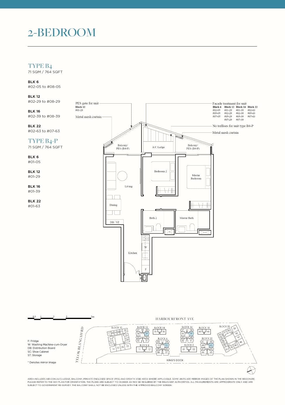 The Reef at King's Dock 2BR B4-P