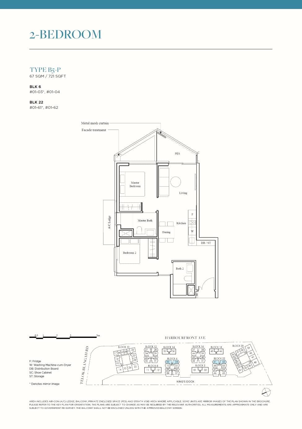The Reef at King's Dock 2BR B5-P