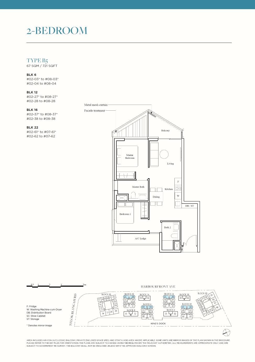 The Reef at King's Dock 2BR B5