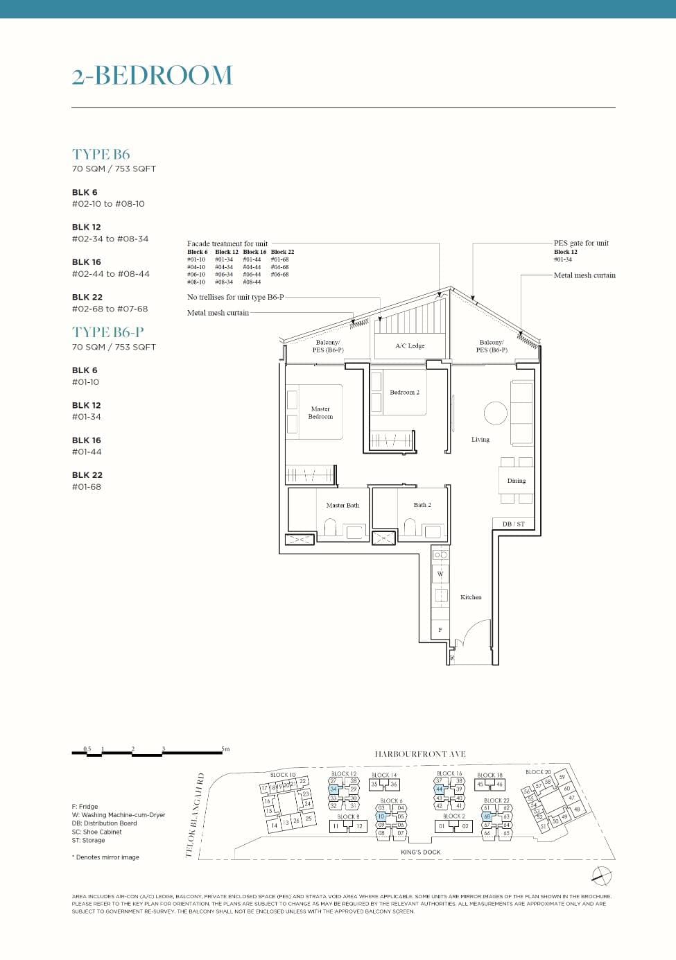 The Reef at King's Dock 2BR B6