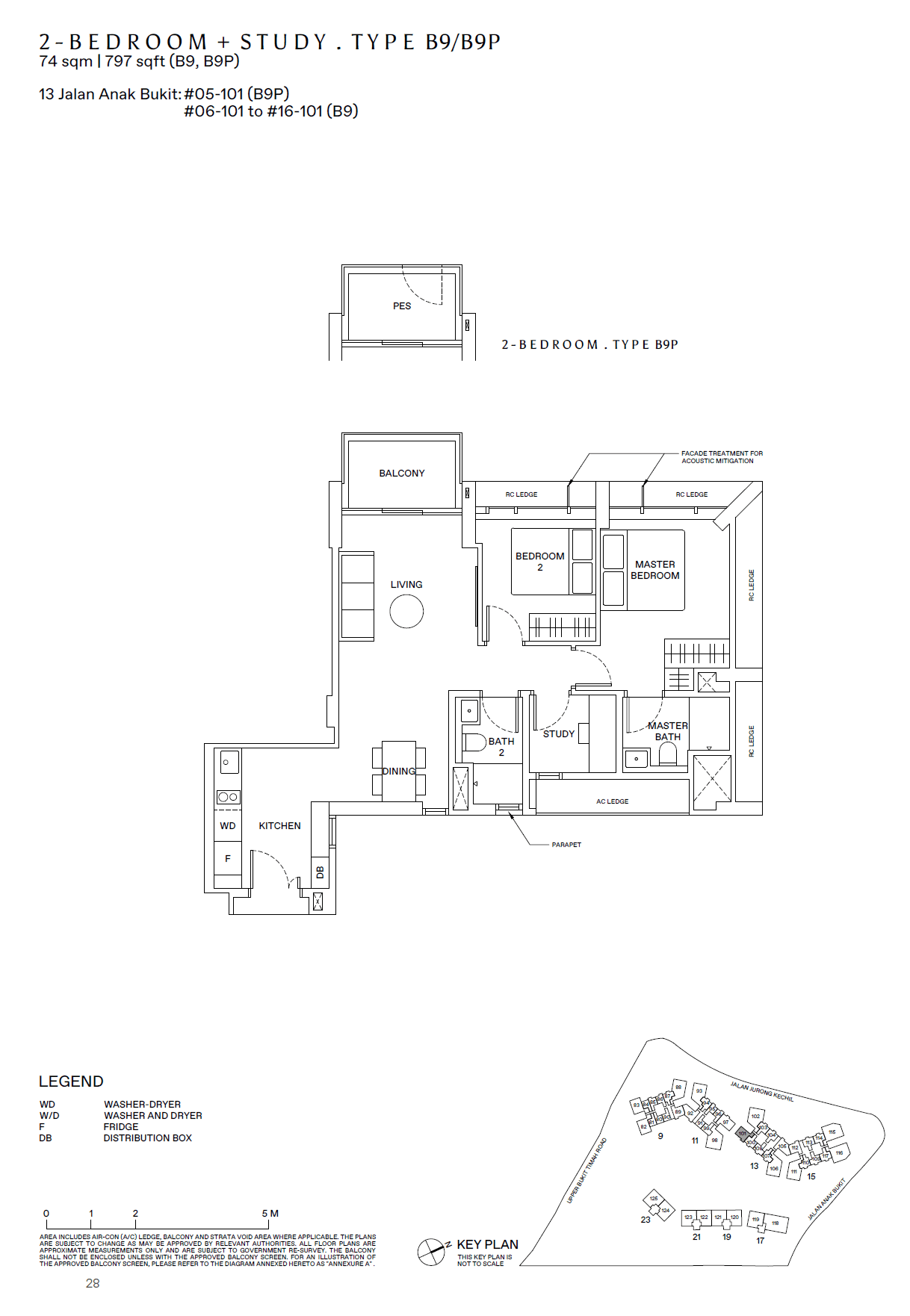 The Reserve Residences 2 Bedroom+Study B9
