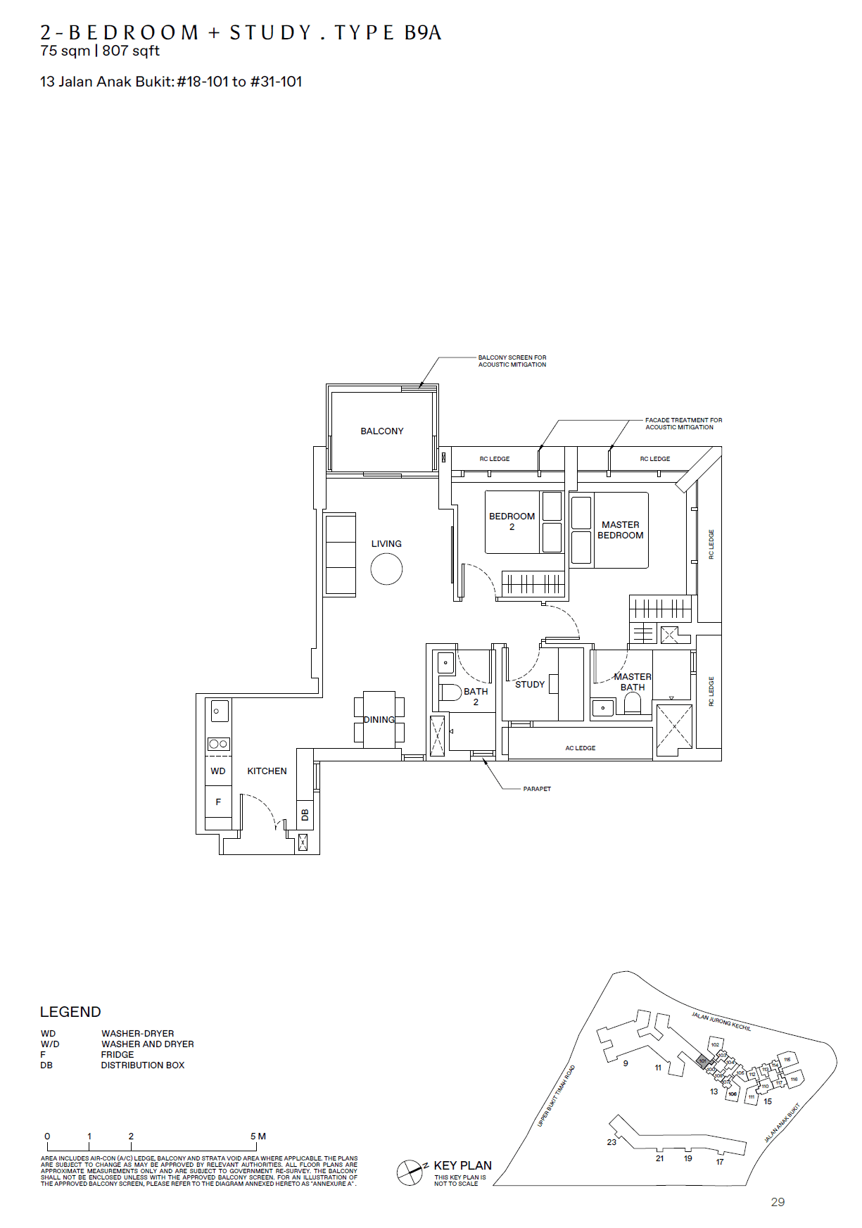 The Reserve Residences 2 Bedroom+Study B9A