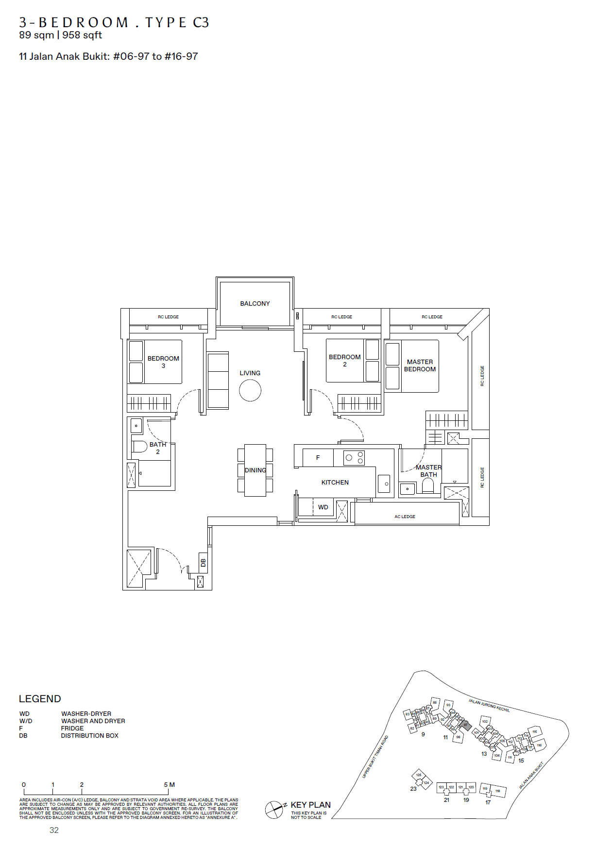 The Reserve Residences 3 Bedroom C3