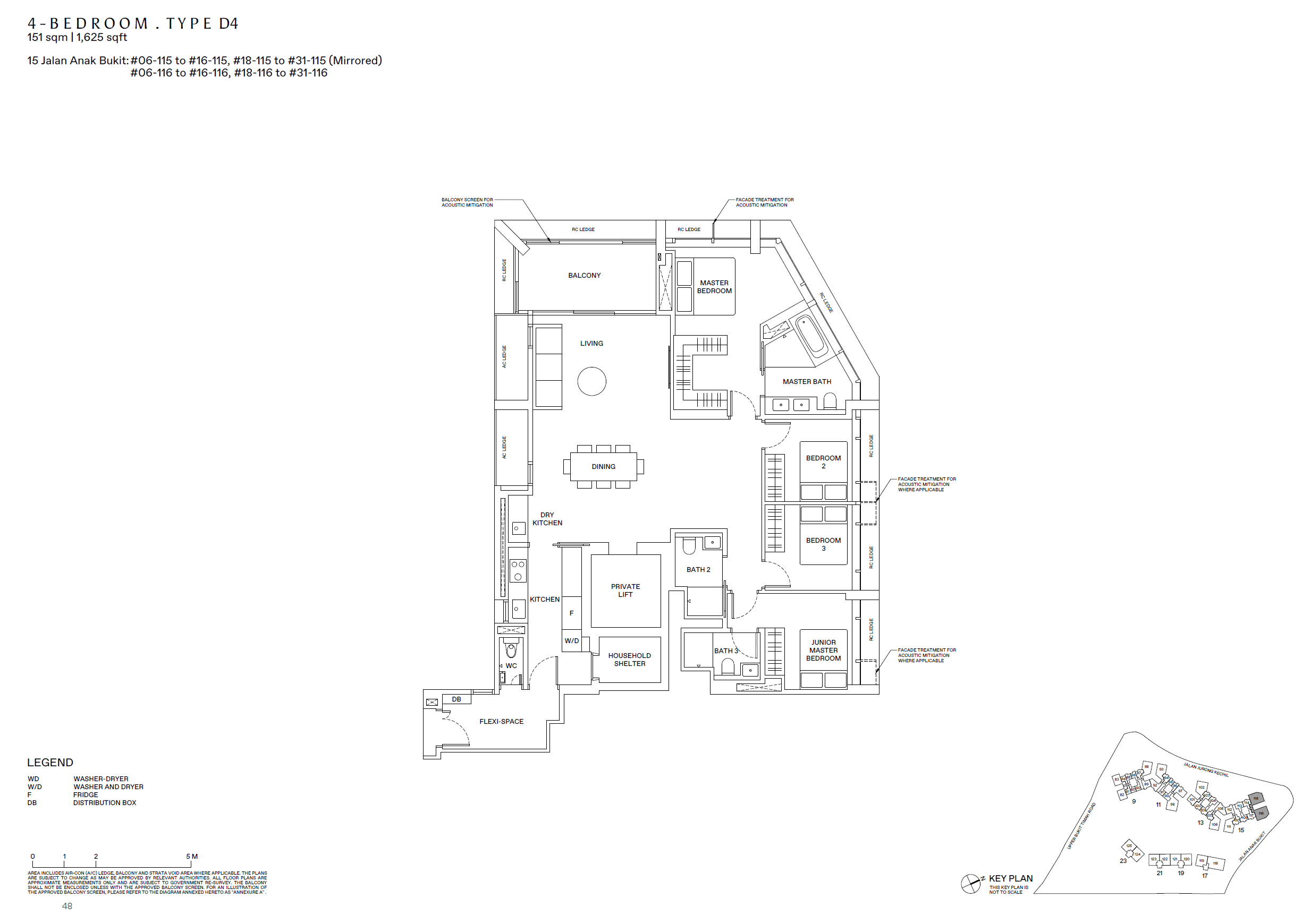 The Reserve Residences 4 Bedroom D4