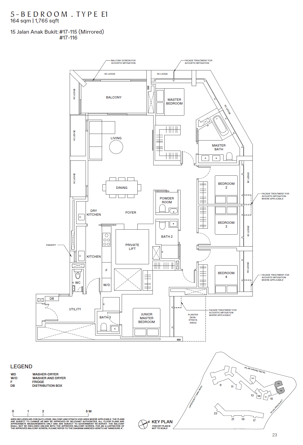 The Reserve Residences 5 Bedroom E1