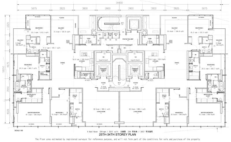The Ritz-Carlton 丽思卡尔顿 4-bedroom 4BR