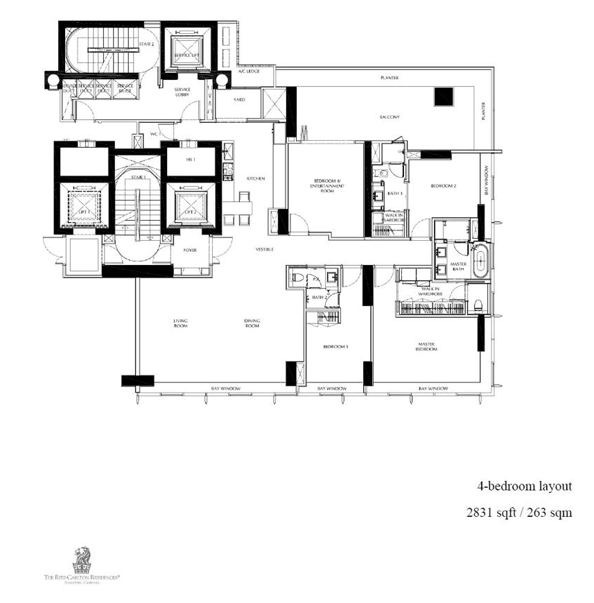 The Ritz-Carlton 4-Bedroom 4BR(#0602)