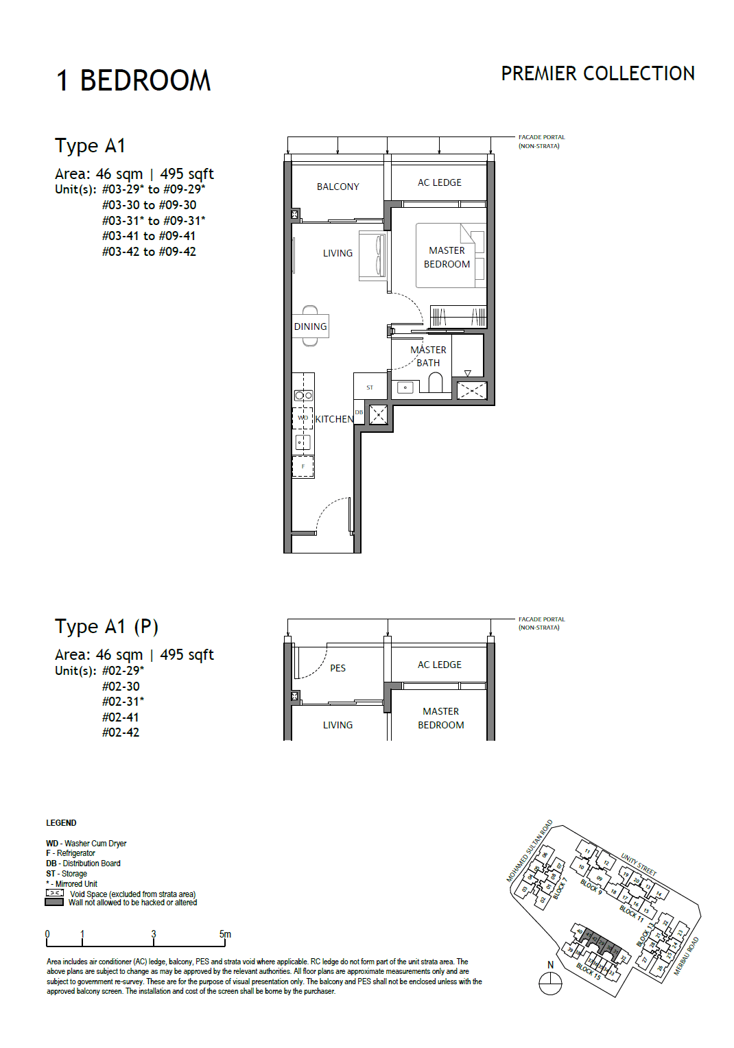 The Robertson Opus 1 Bedroom A1(P)