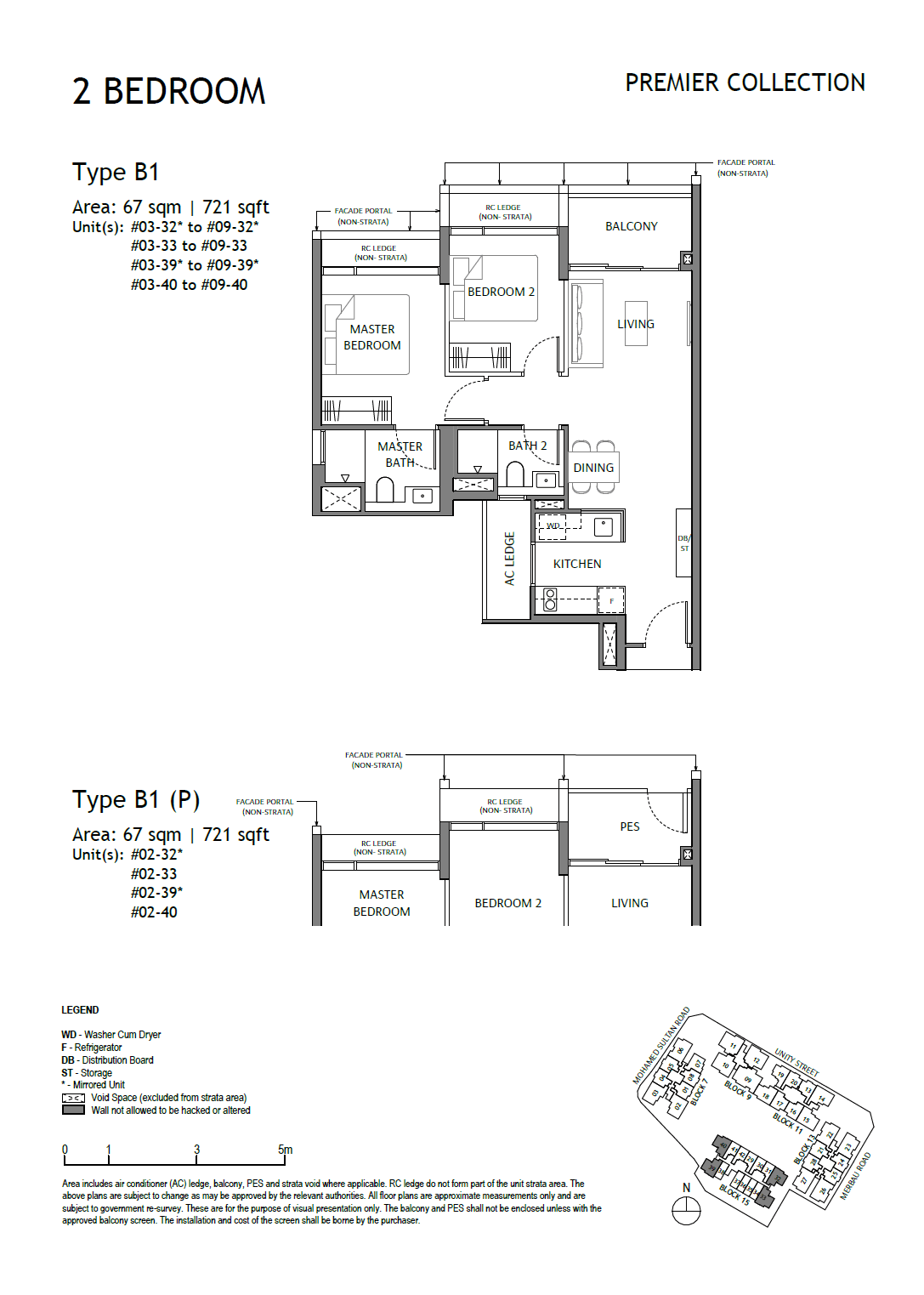 The Robertson Opus 2 Bedroom B1(P)