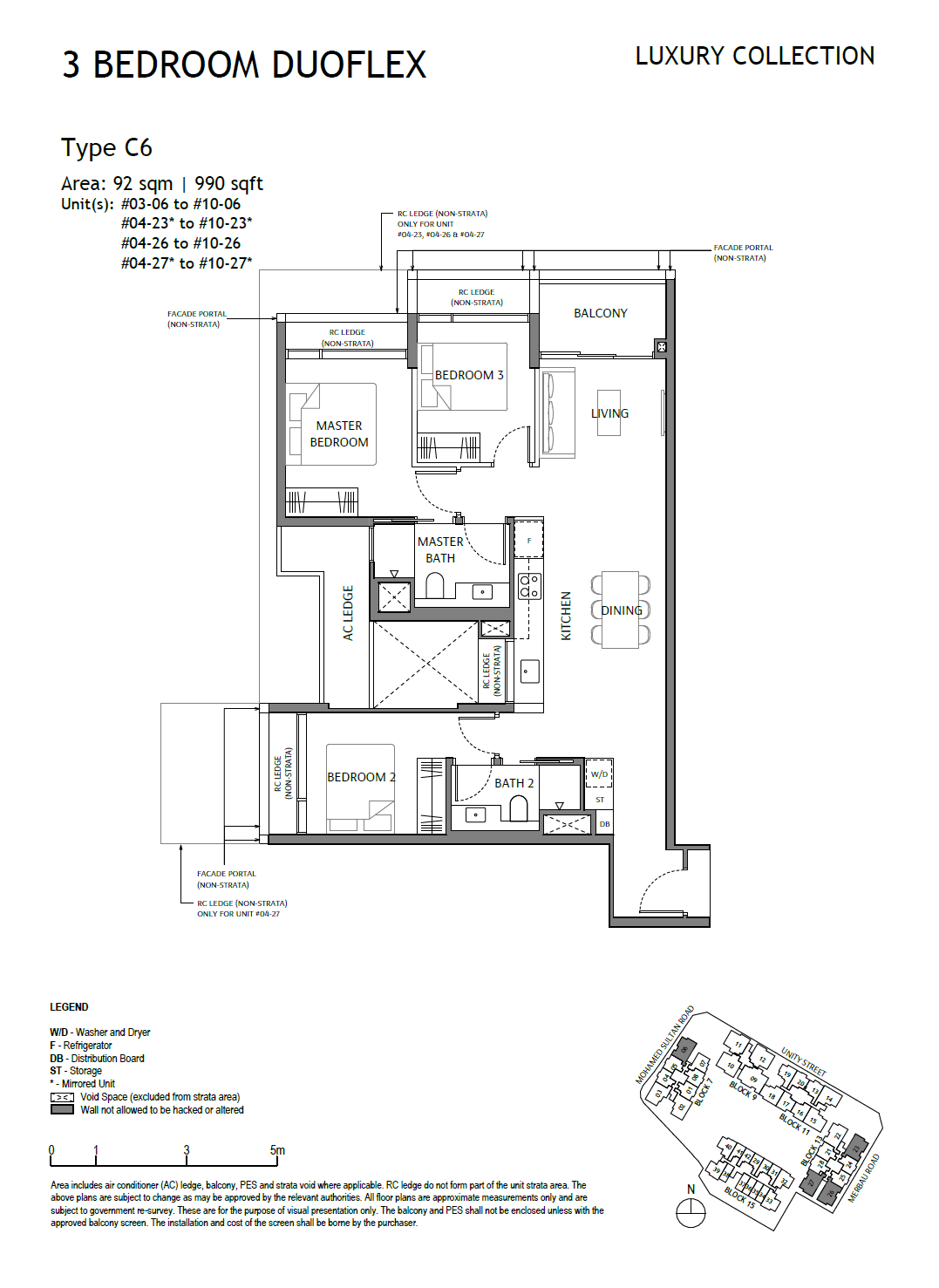 The Robertson Opus 3 Bedroom DuoFlex C6
