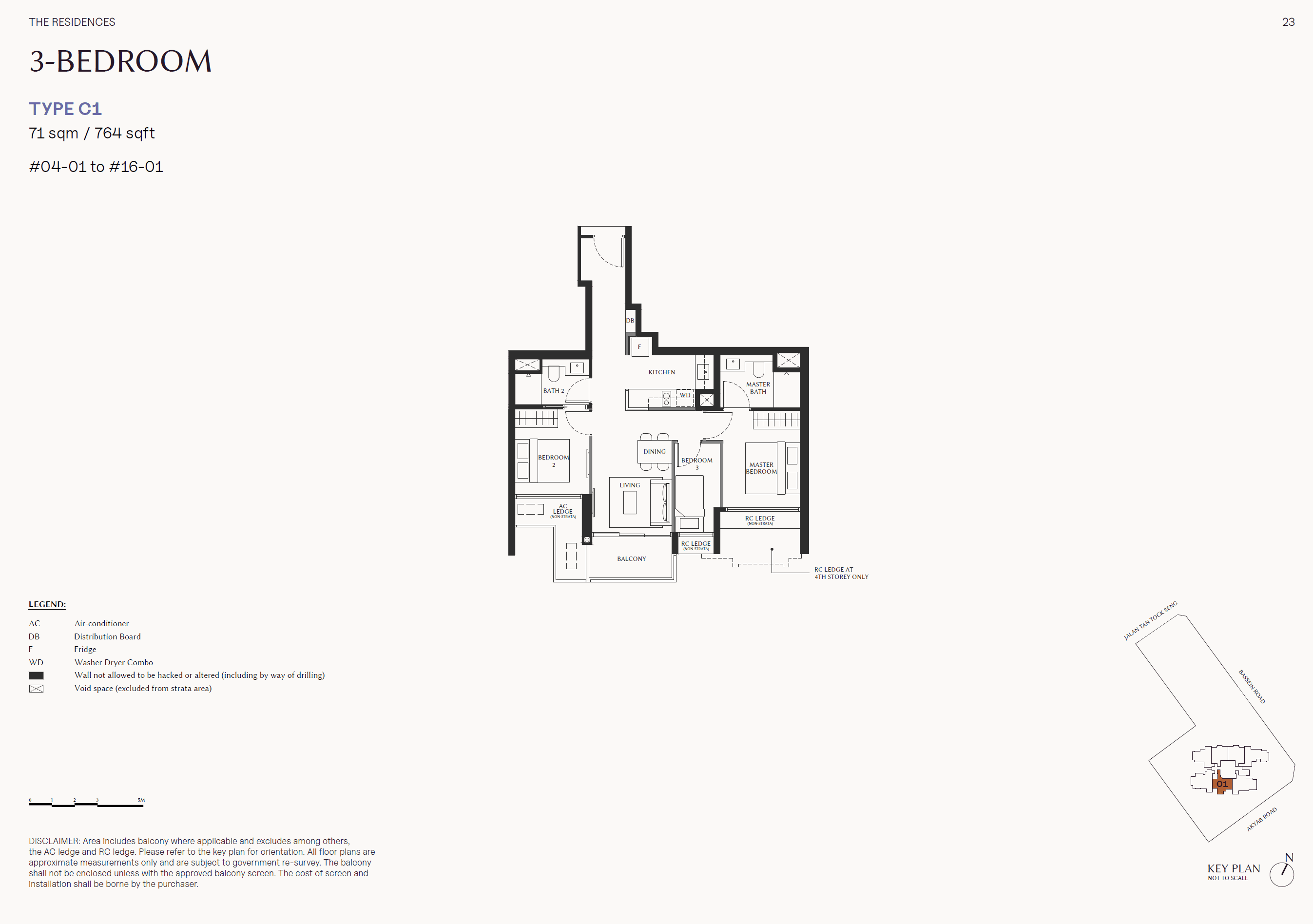 The Serra Residences 3 BEDROOM C1