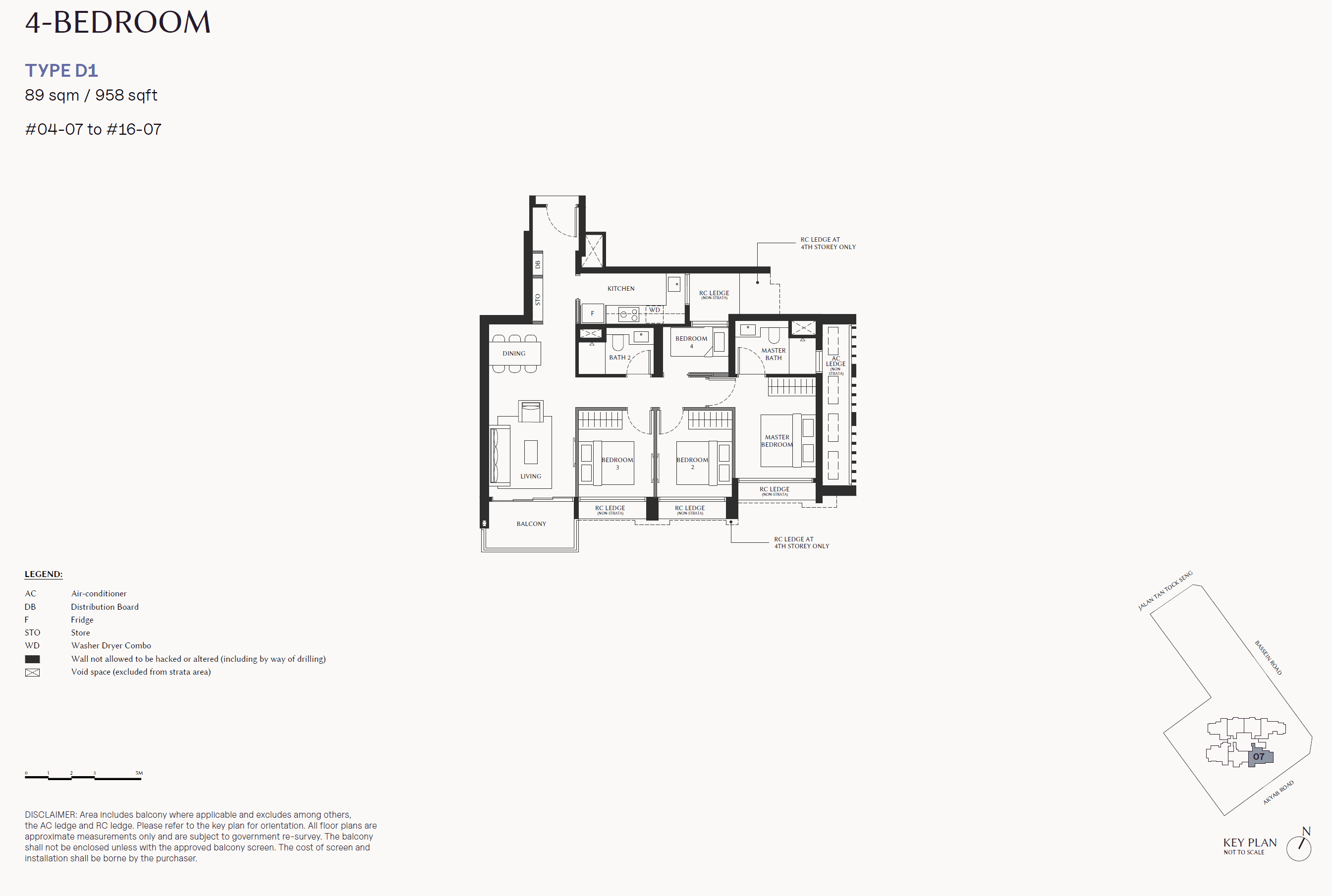 The Serra Residences 4 BEDROOM D1
