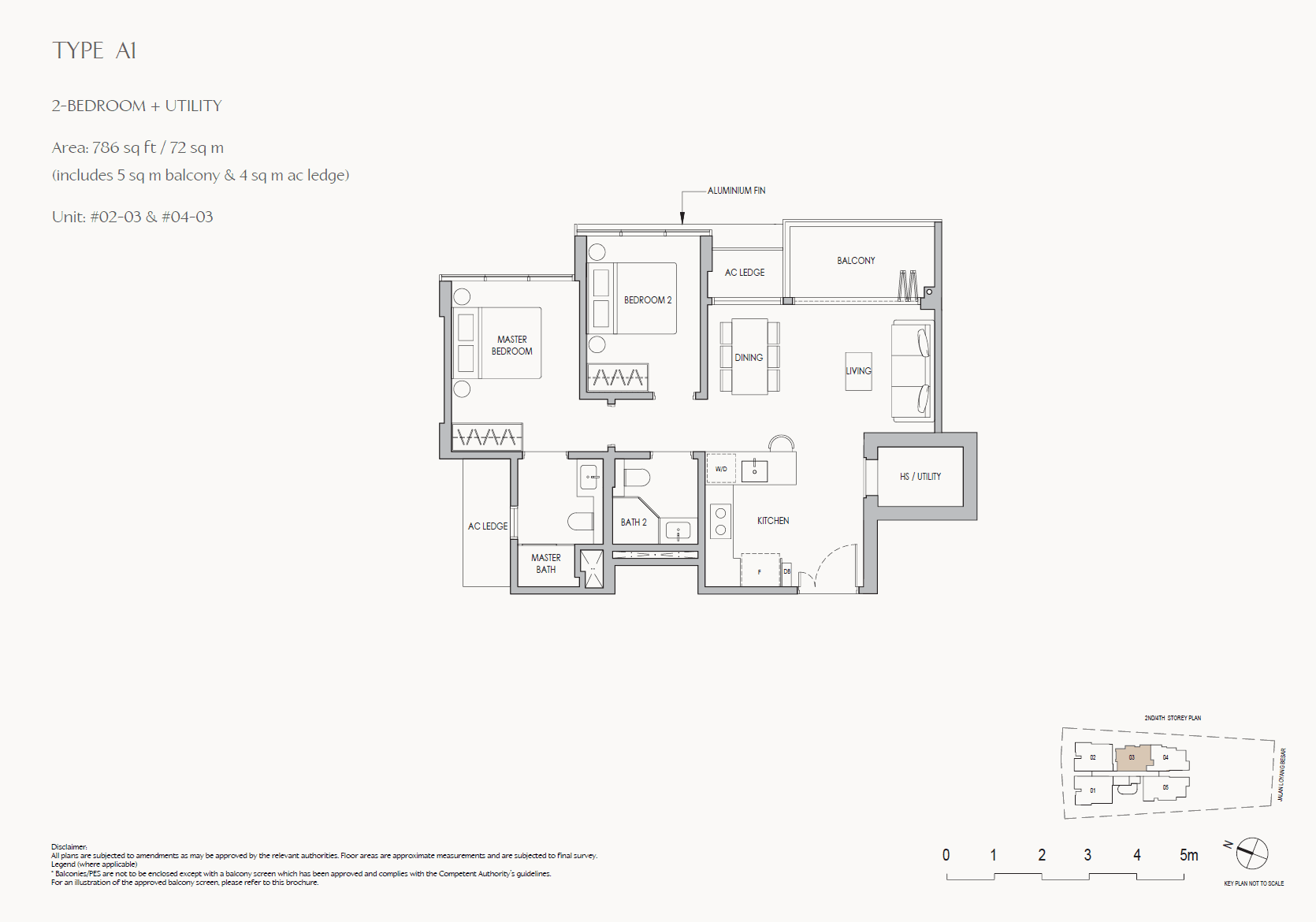 The Shorefront 2 Bedroom + Utility A1