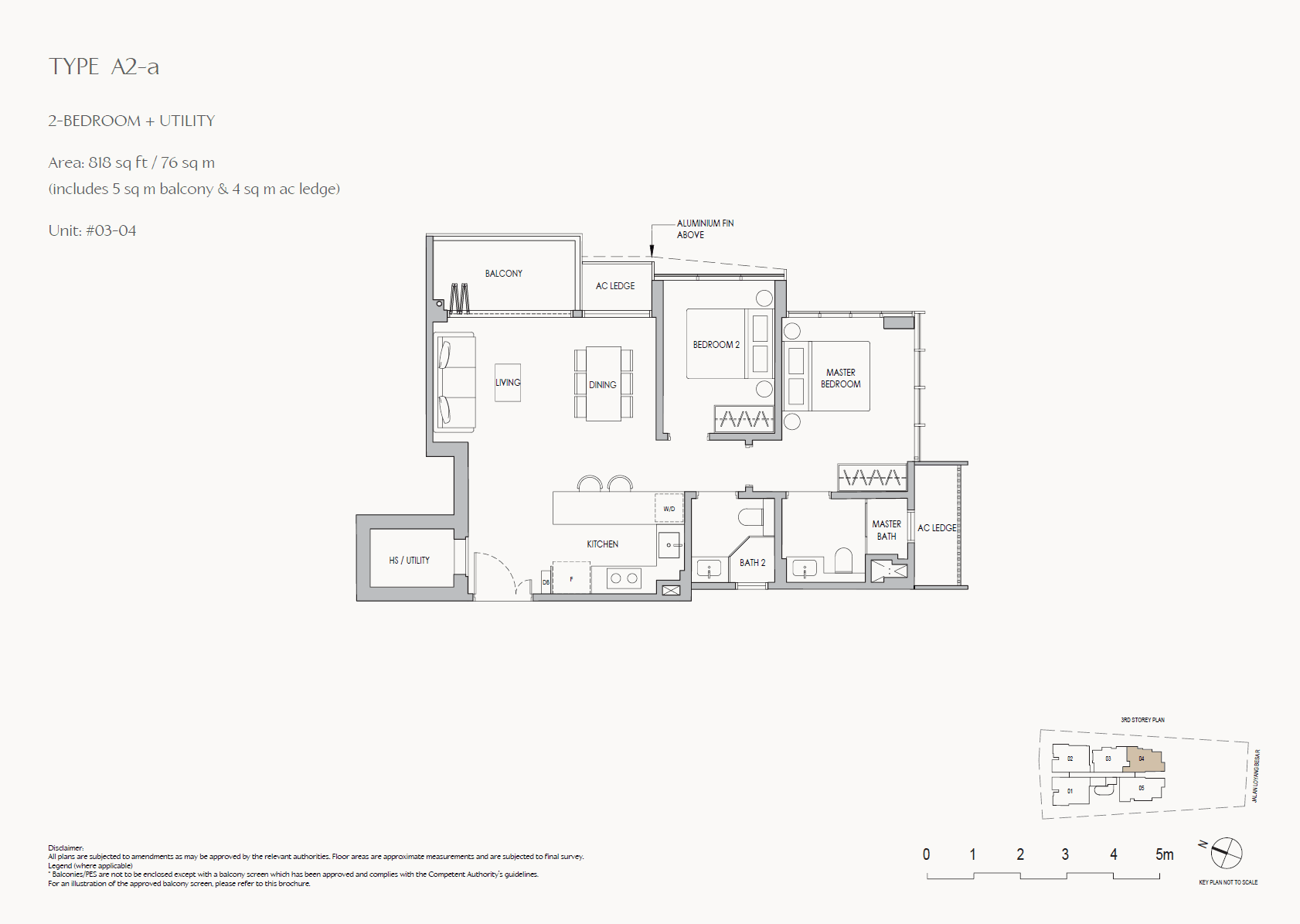 The Shorefront 2 Bedroom + Utility A2-a
