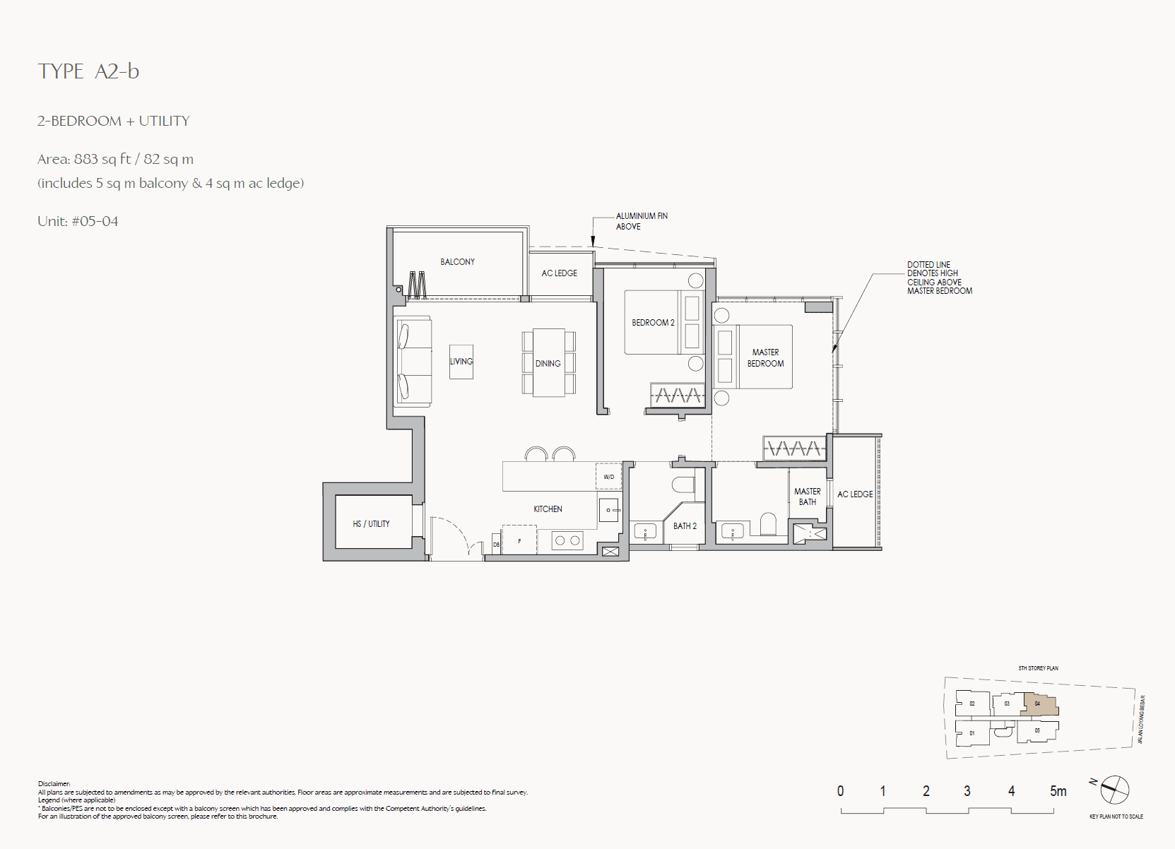 The Shorefront 2 Bedroom + Utility A2-b